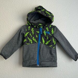 The North Face Kids Jacket - Gray and Green